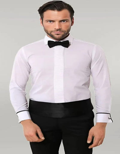 White Tuxedo Shirt 1   - from alligatorwarehouse.com