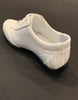 Los Altos White Ostrich Leg Lace Up Sneakers 2   - from alligatorwarehouse.com