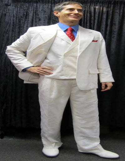 20s Great Gatsby White Replica Suit 1   - from alligatorwarehouse.com
