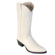 Los Altos Men's Winter white Genuine Elk Leather J Toe Boots-995104