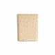 Ferrini Full Quill Ostrich Trifold Winter White