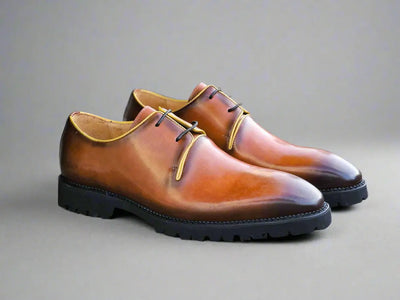 Whole Cut Derby With Lug Sole 21 KS480-101BLACK8  - from alligatorwarehouse.com