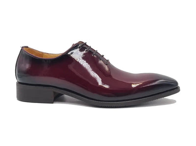 Wholecut Patent Leather Oxford 5 KS503-101PCOGNAC75  - from alligatorwarehouse.com