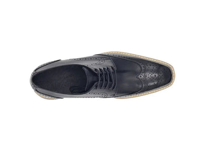 Wing-tip Blucher style Oxford with ligtweight sole 9 KS550-07NAVY75  - from alligatorwarehouse.com