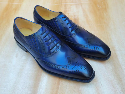 Wingtip Slip-on Oxford 1 KS509-18NAVY75  - from alligatorwarehouse.com