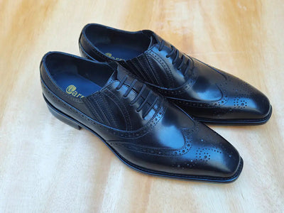 Wingtip Slip-on Oxford 16 KS509-18NAVY75  - from alligatorwarehouse.com