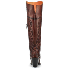 Dan Post Women’s Seductress Chestnut 20 Snip Toe Zipper Boot