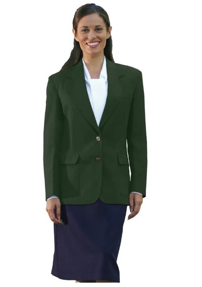 Neil Allyn Career Basics Women's Hunter Green Blazer Jacket 1   - from alligatorwarehouse.com