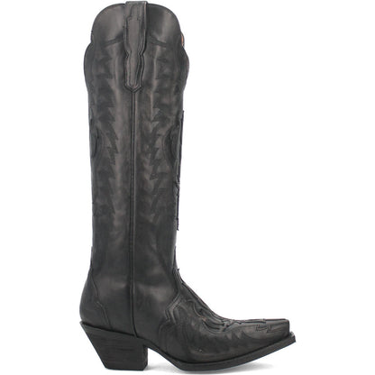 Dan Post Women’s Hallie Black 15 Snip Toe Medium Cowboy Boot