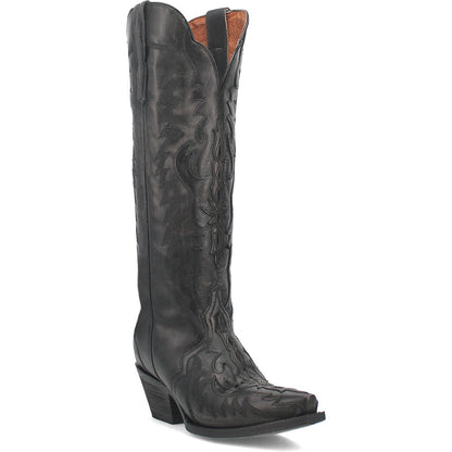 Dan Post Women’s Hallie Black 15 Snip Toe Medium Cowboy Boot