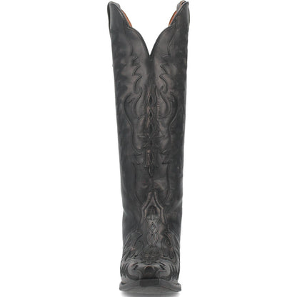 Dan Post Women’s Hallie Black 15 Snip Toe Medium Cowboy Boot