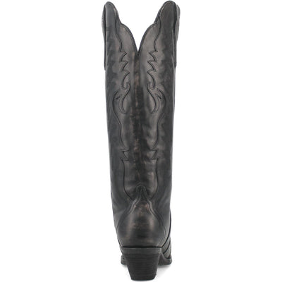 Dan Post Women’s Hallie Black 15 Snip Toe Medium Cowboy Boot 5 DP4027_6_M  - from alligatorwarehouse.com