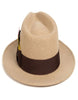 Beige Dress Hat 1920s Fedora Style - Mens Classic Wool Fedora Dress Hat in Beige Melange 3   - from alligatorwarehouse.com