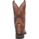 Dan Post KA Faux Python Print Square Toe Leather Boot