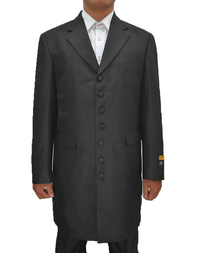 Mens Classic Vested Black Suit 1 4O-2470  - from alligatorwarehouse.com