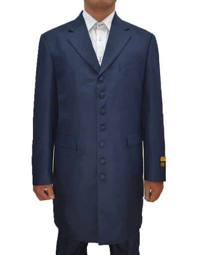 Mens Classic Vested Zoot Suit in Navy 1 RQ-2627  - from alligatorwarehouse.com