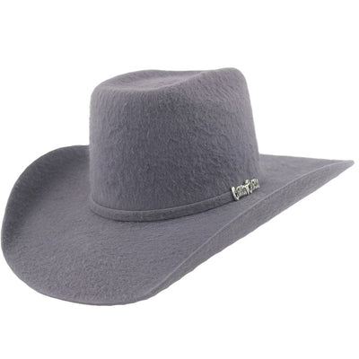Cuernos Chuecos 10x Dark Gray Grizzly Fur Felt Cowboy Hat 1 -1  - from alligatorwarehouse.com
