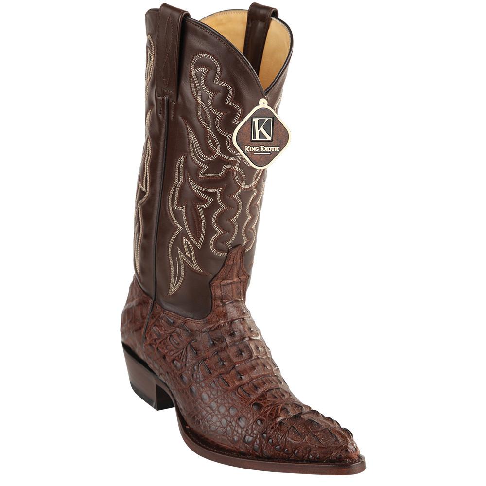 King Exotic Caiman Hornback Traditional Cowboy Boot 2 -01  - from alligatorwarehouse.com