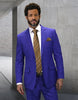 Statement Men's Grid Pattern Wool Suit - Big & Tall 2-Piece 2 ABANO-BG-BRONZE-56R  - from alligatorwarehouse.com