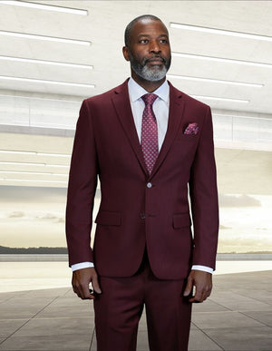 statement-men-s-2-piece-100-wool-modern-fit-textured-solid-suit-single-breasted-suit-jacket