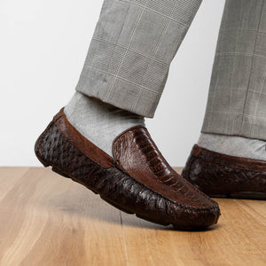 Marco Di Milano Alba Kango Tabac Leather Loafer