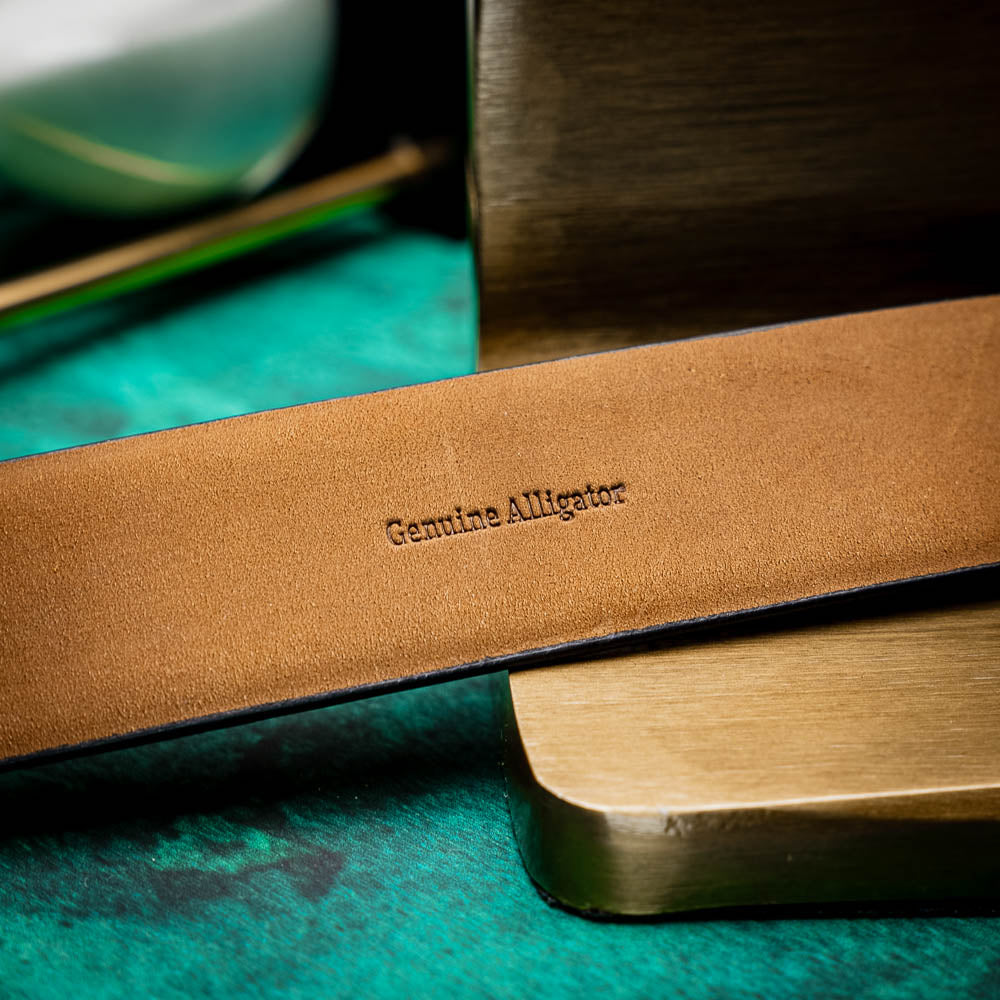 Marco Di Milano Emilio Belt - Antique Navy Leather Shoe