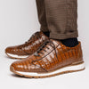 Marco Di Milano Alonzo Bay Apache Genuine Caiman Crocodile Casual Sneakers 9 ALONZO_CAIMAN FUSCUS_BAY APACHE_8  - from alligatorwarehouse.com