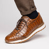 Marco Di Milano Alonzo Bay Apache Genuine Caiman Crocodile Casual Sneakers 10 ALONZO_CAIMAN FUSCUS_BAY APACHE_8  - from alligatorwarehouse.com
