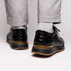 Marco Di Milano Alonzo Black Genuine Caiman Crocodile Casual Sneakers 7 ALONZO_CAIMAN FUSCUS_BLACK_8  - from alligatorwarehouse.com