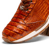 Marco Di Milano Alonzo Cognac Genuine Caiman Crocodile Casual Sneakers 3 ALONZO_CAIMAN FUSCUS_COGNAC_8  - from alligatorwarehouse.com