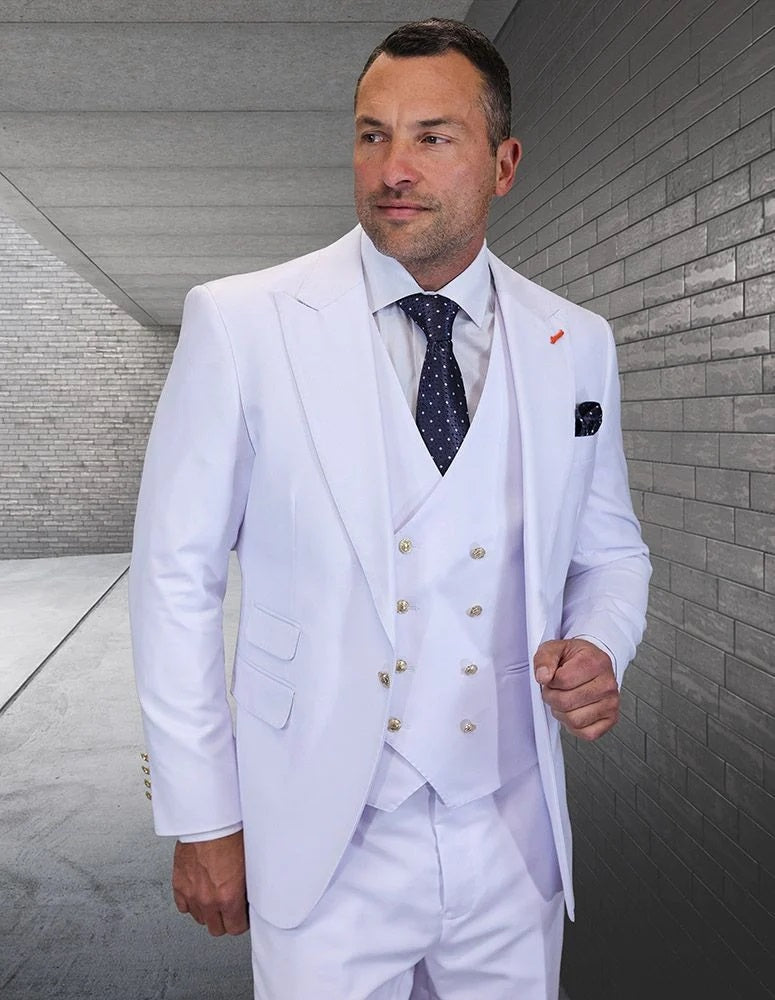 White Statement Suit