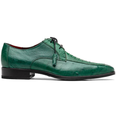 Marco Di Milano Andretti Green Lemon Ostrich Leg Dress Shoes 1 ANDRETTI_OSTRICH_GREEN LEMON_8  - from alligatorwarehouse.com