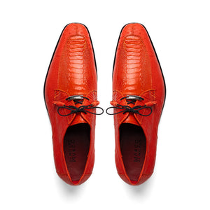 Marco_Di_Milano Andretti Orange Leather Shoe