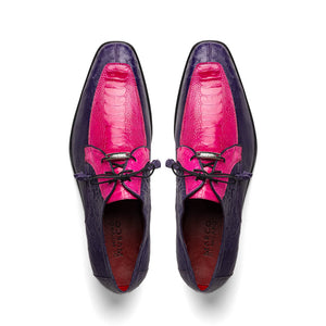 Marco_Di_Milano Andretti: Pink Suede Loafers