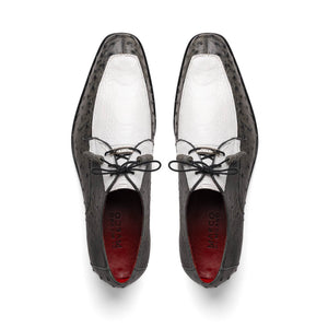 Marco Di Milano Andretti White/Gray Leather Loafer