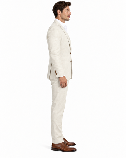 Anyone But You 2023 Glen Powell Natural Color Suit