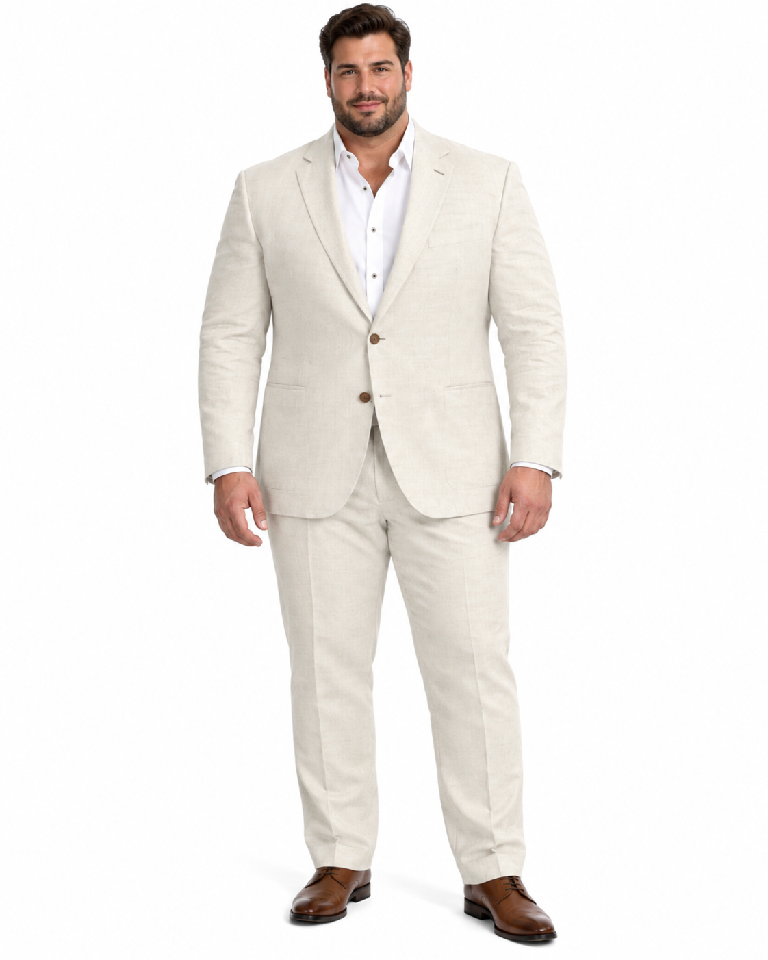 Anyone But You 2023 Glen Powell Natural Color Suit