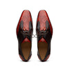 Marco Di Milano Anzio Cognac Alligator & Calfskin Derby 5 ANZIO_ALLIGATOR_COGNAC_8  - from alligatorwarehouse.com