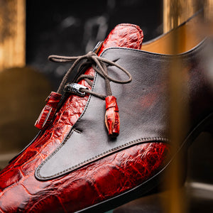 Marco Di Milano Anzio: Rustic Cognac Leather Shoe