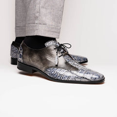 Anzio Newspaper Grey Shoe