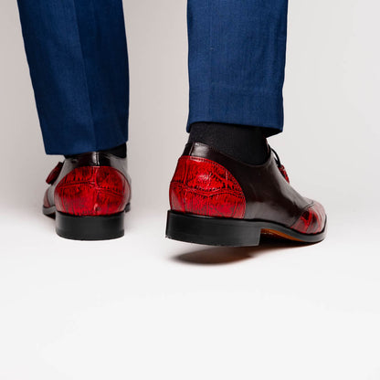 Marco Di Milano Anzio Black Cherry Leather Shoe