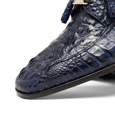 Marco Di Milano Apricena Caiman Crocodile Derby in Midnight 4 APRICENA_CAIMAN FUSCUS_MIDNIGHT_8  - from alligatorwarehouse.com
