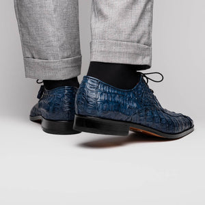 Marco Di Milano Apricena: Navy Leather Dress Shoe