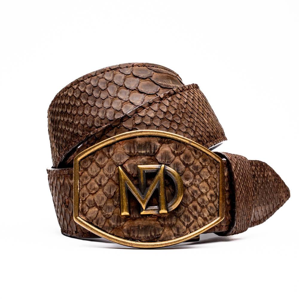 Marco Di Milano Arkansas Belt Brown Leather Dress Shoe