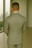 Wool Suit - Italian Made Business Suit by Statement Men's 3 Piece 100% Wool Fashion Suit - Bold Colors 5 AMIRI_Ash_38R  - from alligatorwarehouse.com