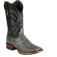 Botas Cuadrada de Cocodrilo Caiman Panza Sahara