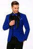 Men's Slim Fit Vested Paisley Royal Blue Tuxedo 2   - from alligatorwarehouse.com