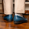 Marco Di Milano Atrani Navy Calf Bit Loafer 6 ATRANI_CALF_NAVY_10  - from alligatorwarehouse.com