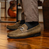 Marco Di Milano Atrani Crazy Olive Calf Bit Loafer 5 ATRANI_CALF_CRAZY OLIVE_10  - from alligatorwarehouse.com
