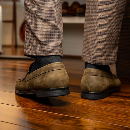 Atrani Olive Calf Loafer